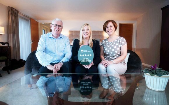 Tourism NI Serves Peartree Hill B&B with Five-Star Grading