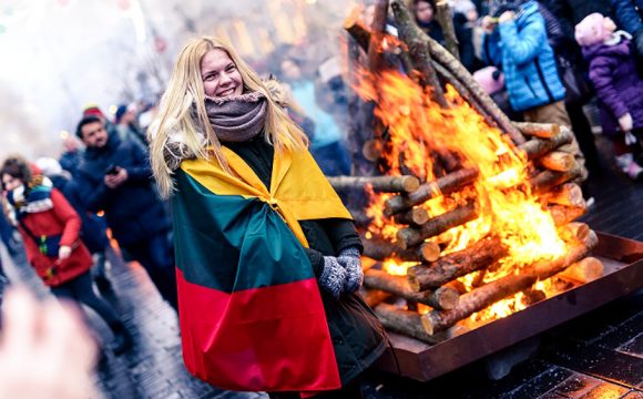 Vilnius Celebrates with Spectacular Celebration