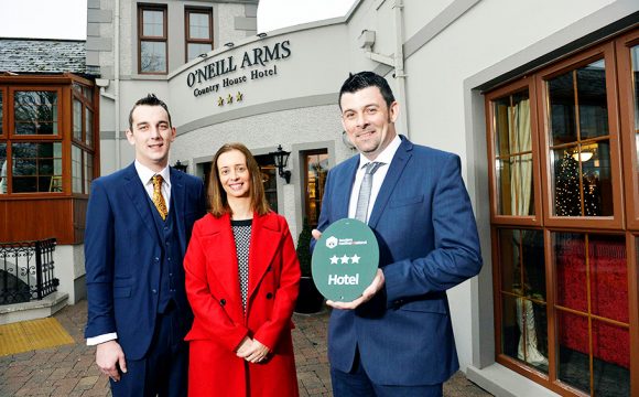 Tourism NI Awards O’Neill Arms Country House Hotel Three Star Grading
