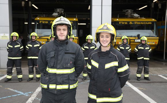 Firefighting Apprentices Land Permanent Roles at City Airport