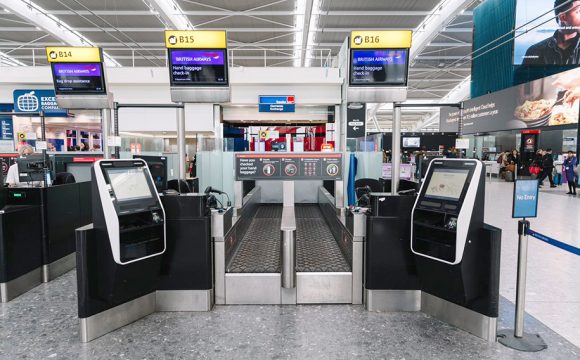 More Than 70 BA Bag Drop Machines at London Heathrow
