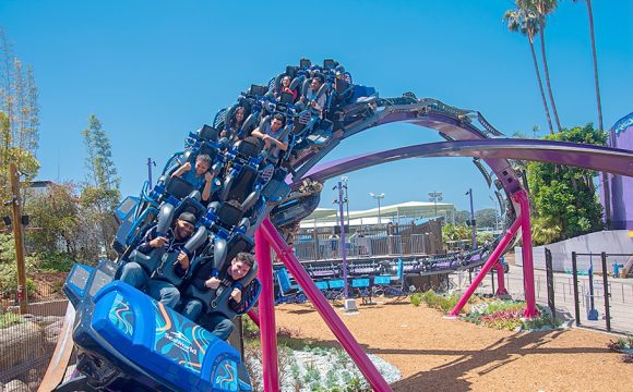 SeaWorld Guests Feel Power of New Duelling Roller Coaster