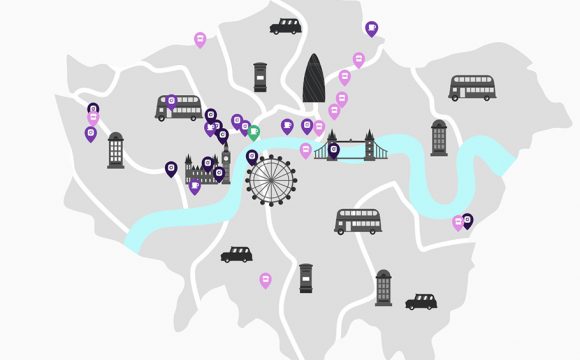 Map Highlights the London Hotspots to Add to Your Bucket List