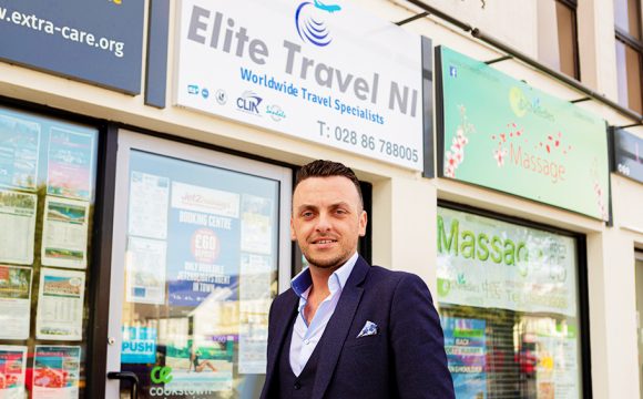 William Elliot Opens Elite Travel NI in Cookstown
