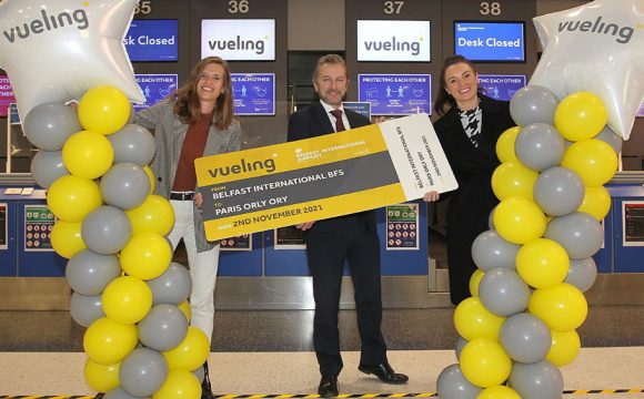 Vueling Launches First-Ever Paris-Orly Service from Belfast International Airport