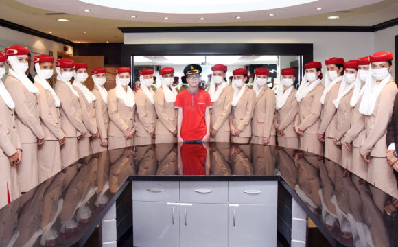 Co Antrim Teen Gifted Trip from Emirates Following Impressive Cabin Crew Demo