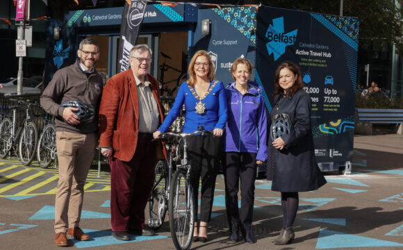 Active Travel Hub Opens in Belfast’s Cathedral Gardens