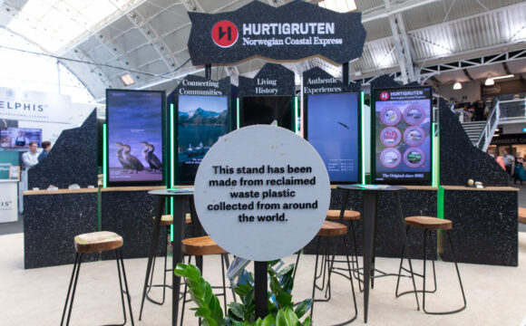 Hurtigruten Group Debuts First Sustainable Exhibition Stand