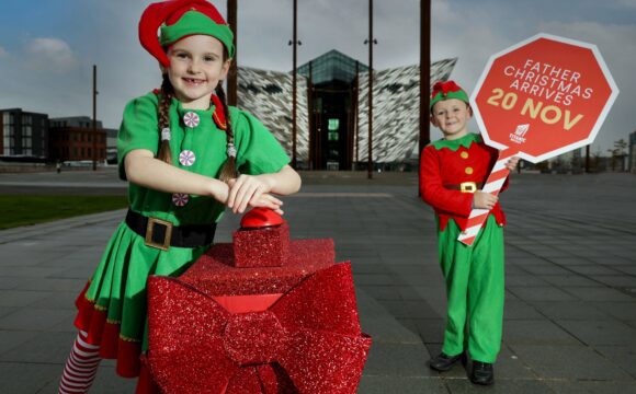 TITANIC BELFAST GIVES LITTLE ELVES THE CHANCE TO SWITCH ON CHRISTMAS LIGHTS