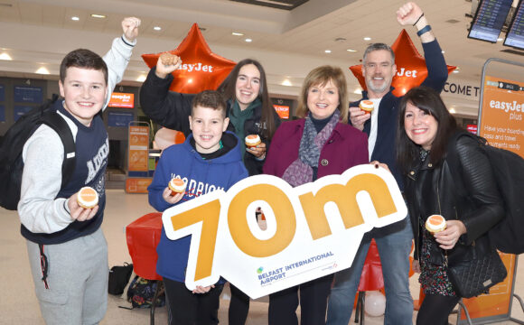 EasyJet Celebrates Flying 70 Million Passengers from Belfast International with Free Flights!