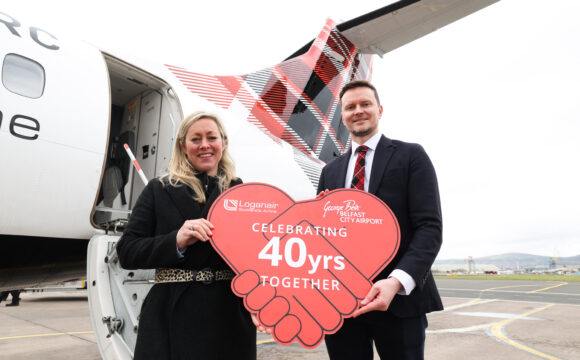Loganair Marks 40 Years Flying from Belfast City Airport