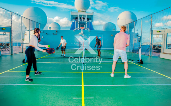 CELEBRITY CRUISES BRINGS PICKLEBALL  TO THE HIGH SEAS