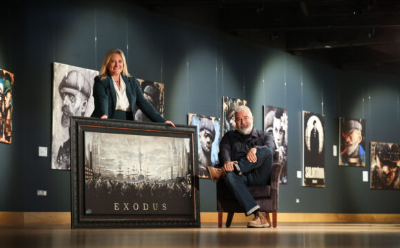 Terry Bradley Launches New ‘Exodus’ Exhibition at Titanic Belfast
