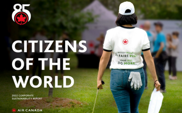 Air Canada Highlights ESG Accomplishments with 2022 Citizens of the World
