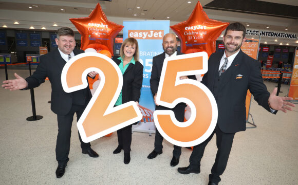 easyJet celebrates 25 years at Belfast International