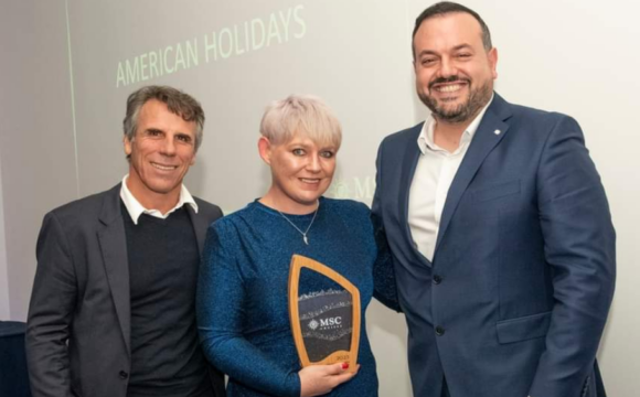 Local Travel Agent Scoops Award at MSC Cruise Agent Champion Awards