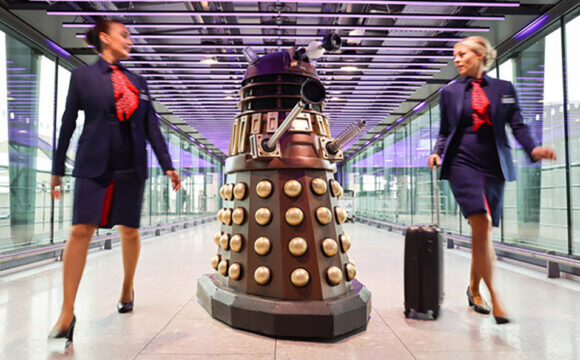 Dalek Surprises British Airways Customers at London Heathrow to Celebrate 60th Anniversary of Doctor Who