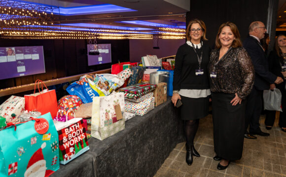 300 Gifts Donated to The Salvation Army at first Post-Covid Advantage Travel Partnership big Celebration Lunch