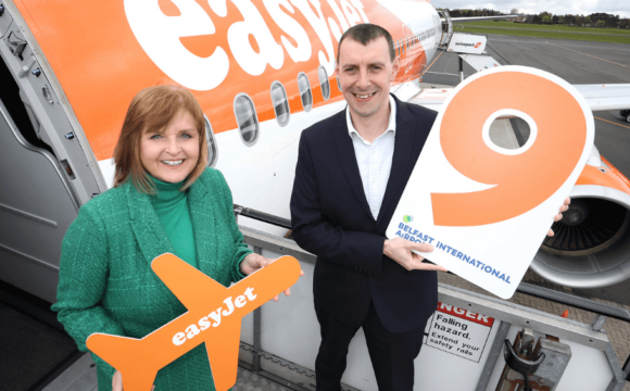 easyJet Celebrates Ninth Aircraft Arrival at Belfast International Airport