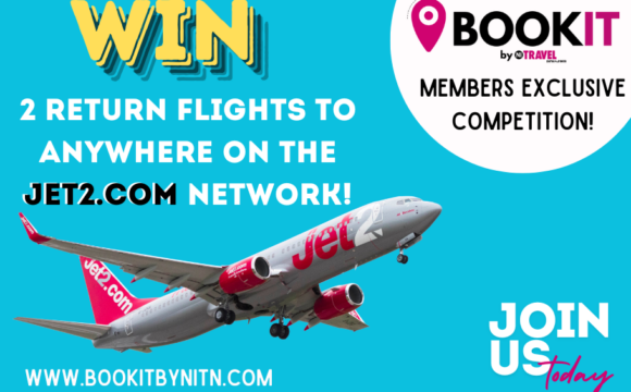 WIN FLIGHTS FOR 2 TO ANYWHERE ON THE JET2.COM NETWORK