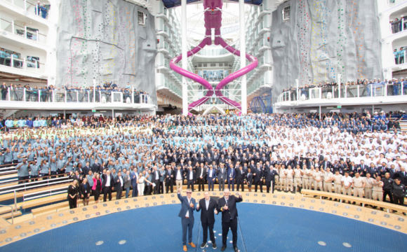 Royal Caribbean International Offically Welcomes Newest Ship to the Fleet