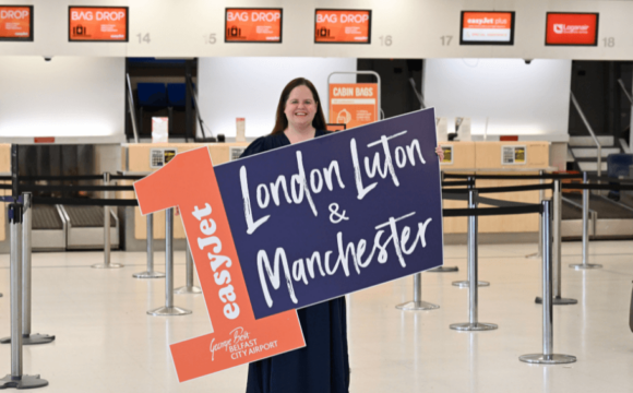 Belfast City Airport Marks First Anniversary of easyJet London Luton and Manchester Route